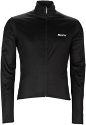 SANTINI Férfi szélálló/esőálló kerékpáros kabát - Santini Nebula 2XL fekete
