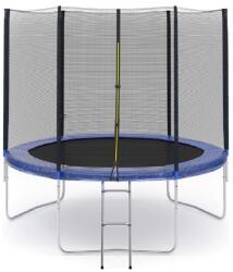ACTION ONE High Quality 183 cm-es trambulin biztonsági hálóval és létrával kék