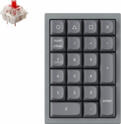 Keychron Q0-D1 Mechanikus Numpad (Red Switch) - Szürke (Q0-D1)