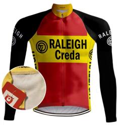 REDTED Vintage kerékpáros mez Ti-Raleigh-Redded S fekete|sárga|vörös