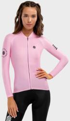 SIROKO Női hosszú ujjú mez Cycling SIROKO M2 XL fekete|rózsaszín