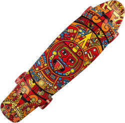 Action Penny Board könnyű kerekekkel 22'', PU, Alumínium, Azteca narancssárga|vörös