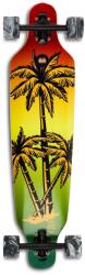 Ghettoblaster Longboard Drop Trough Palm yell 36 színes