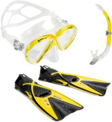 mares X-One Marea búvárszett maszk + snorkel + uszonyok 38 fekete|sárga