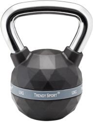 Trendy Sport Kettlebell Trendy Premium fekete-króm 12 KG színes