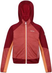 Regatta Gyerek kapucnis softshell kabát - Prenton II 11/12 EVES bordó|vörös