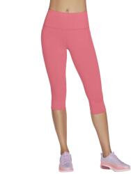Skechers Női rövidnadrág, Skechers Go Walk High Waisted Capri Short, piros XS vörös