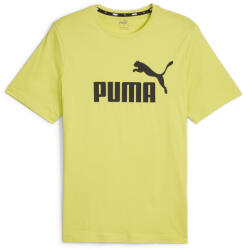 PUMA Póló Puma Essentials Logo, Zöld, Férfiak M sárga|zöld