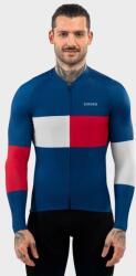 SIROKO Férfi hosszú ujjú mez Cycling SIROKO M2 Vezzana XS kék|vörös