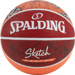 Spalding Kosárlabda Sketch Drible Ball, 7-es méret 7 narancssárga|vörös