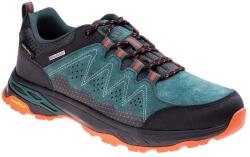 ELBRUS Férfi túracipő, Eravica Suede Low 41 fekete|narancssárga|zöld