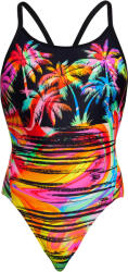 Funkita Diamond Back One Piece női egyrészes fürdőruha fekete|színes