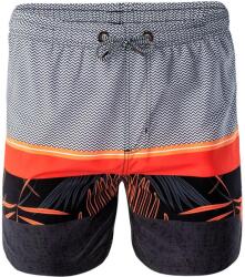 Aquawave Férfi boardshort Palawan Palm XL fekete|narancssárga|sárga