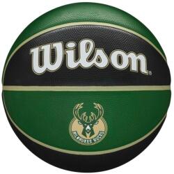 Wilson Kosárlabda NBA Team Milwaukee Bucks Ball, 7-es méret 7 fekete|zöld