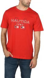 Nautica Kaden T-Shirt férfi rövid ujjú póló - piros (be12e1bb-2b85-4385-9a14-d5d1621c6070)