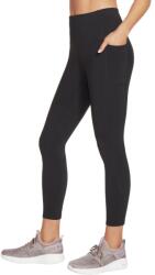 Skechers Női leggings, Skechers Go Walk High Waisted 7/8 Legging, fekete XS fekete