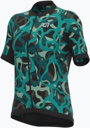 Alé Cycling Női kerékpáros mez Alé Maglia Donna MC Woodland L zöld