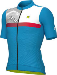 Alé Cycling Férfi Alé Zig Zag kerékpáros mez M fehér|kék