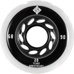 USD Team 68 4-es csomag görkorcsolya kerekek 68 MM fekete|szürke