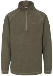 Trespass Férfi felső Keynote Anti Pilling 1/4 Zip Fleece XS zöld