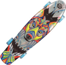 Action Penny Board Wolf 22'', dupla nyomtatás, ABEC-7, PU, alumínium, fémes többszínű színes