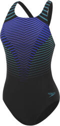 Speedo Egyrészes fürdőruha női Speedo Digital Placement Medalist 30 fekete|kék