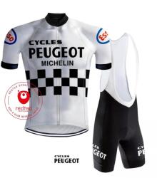 REDTED Vintage Peugeot white, kerékpáros ruházat - RedTed S színes
