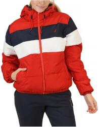 Nautica Arve Padded Jacket női télikabát L fehér|kék|vörös