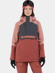 Fundango Birch ECO Logo Anorak női anorák XL fekete|rózsaszín