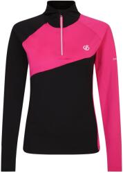 Dare2b Női felső - Ice Core Stretch Midlayer 2XS fekete|rózsaszín
