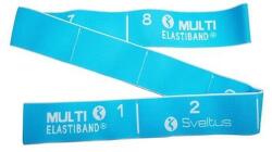 ELASTIBAND SVELTUS MULTI ELASTIBAND textilbe szőtt gumikötél fogantyúkkal 20 KG kék