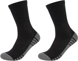 Skechers Uniszex zokni, Skechers 2PPK Cushioned Socks, szürke 39 szürke