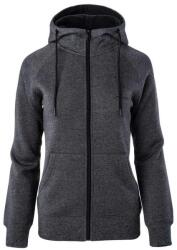 ELBRUS Női kapucnis pulóver, Chiano M fekete|szürke