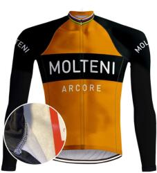 REDTED Vintage kerékpáros mez (gyapjú) Molteni Orange - REDTED 2XL fekete