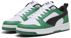 PUMA Rebound V6 Lo Ifjúsági cipők PUMA White Black Archive Green fehér|fekete|zöld