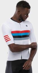 SIROKO Férfi övid ujjú mez Cycling SIROKO M2 Westfalia XL fehér|vörös