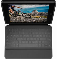 Logitech Rugged Folio for iPad billentyűzet és tok - Grafitszürke - Angol UK (920-011206) (920-011206)