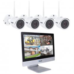 Secutek WiFi kamerarendszer Secutek SLG-WIFI3604M4FE200 - 4x2Mpix kamera, NVR kijelzővel