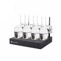 Secutek Vezeték nélküli HD kamerakészlet TK-40Q2 - 4x2Mpix kamera, NVR