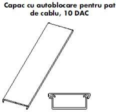 Elvan Capac pat metalic 300mm (10DAC-300/M/PG)