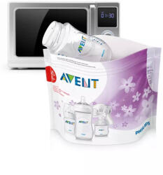Philips Avent Mikrohullámú Sterilizáló Tasak 5db (SCF297/05) (SCF297/05)