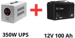 Qoltec Szünetmentes tápegység keringető szivattyúkhoz 350W + 100Ah akkumulátor csomag (QC-50719-100)