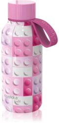 Quokka Solid Kids termopalack akasztóval Pink Bricks