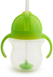 Munchkin Click Lock Tip & Sip bögre szívószállal nehezékkel Green 6 m+ 207 ml