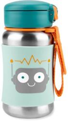 Skip Hop Spark Style Straw Bottle rozsdamentes kulacs szívószállal 350 ml