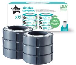 Tommee Tippee Simplee casetă de rezervă 6 buc