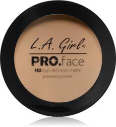 L. A. Girl Cosmetics PRO. Face HD kompakt púder matt hatással árnyalat Creamy Natural 7 g