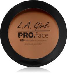 L. A. Girl Cosmetics PRO. Face HD pudra compacta cu efect matifiant culoare True Bronze 7 g