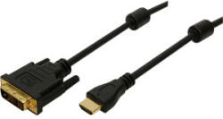 LogiLink Cablu video Logilink HDMI v1.4 Male - DVI-D Male, 3m, negru (CH0013)