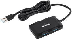YENKEE YHB 4341BK USB 3.0 Hub - 4 Port (YHB 4341BK)